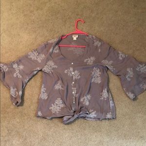 Mossimo Bell Sleeve Blouse